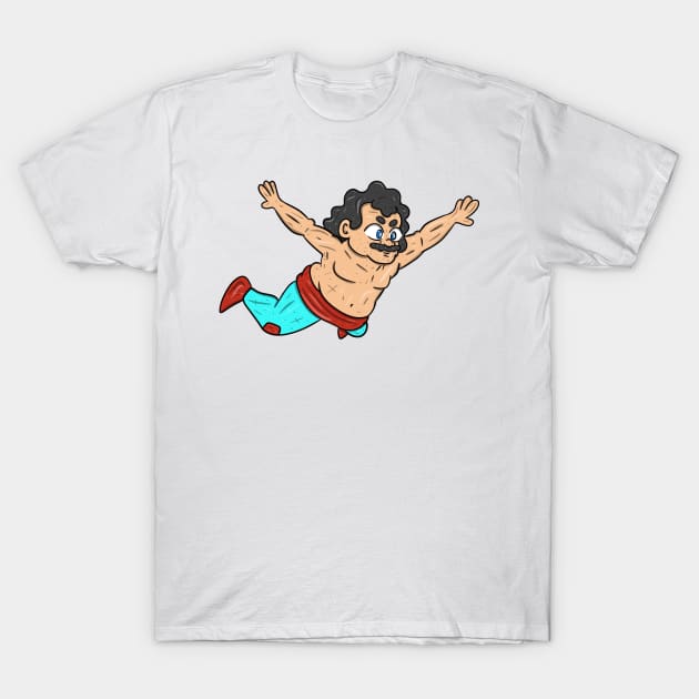 Nacho Eagle Powers T-Shirt by surfinggiraffecomics